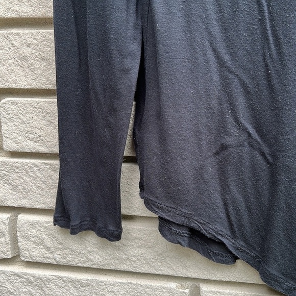 Roots Semi-Sheer Black Long Sleeve M - Picture 6 of 9